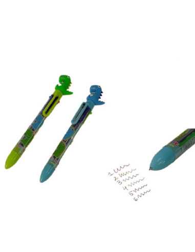 DŁUGOPIS WIELOKOLOROWY "DINO - 4"