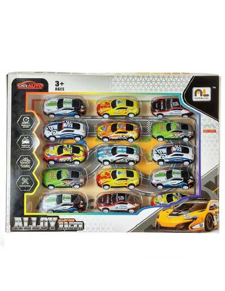 AUTKA METALOWE "ALLOY CAR RACER" - 15 szt.