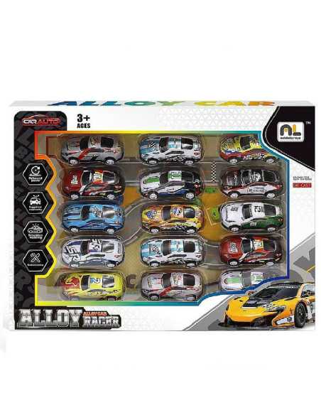 AUTKA METALOWE "ALLOY CAR RACER" - 15 szt.