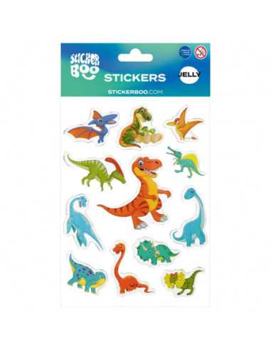 NAKLEJKI ŻELOWE "DINO - 2"