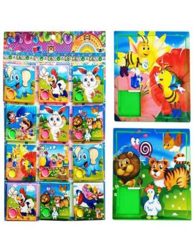 PUZZLE PRZESUWNE "ZWIERZĄTKA"